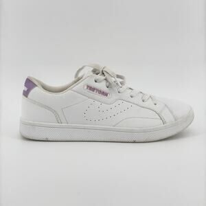 TRETORN Women’s Center Court Sneaker White with Lavender Accent Size 9M Athletic